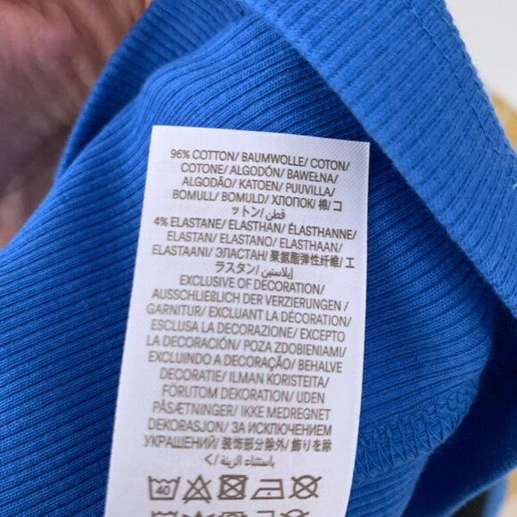 NWT Mini Boden Girl Blue Tank Top 6-7 years - Picture 5 of 6